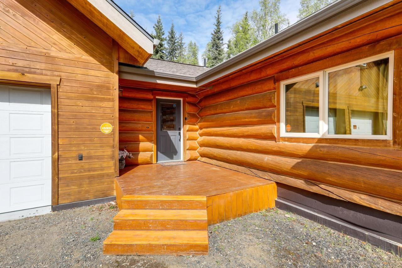 Riverside Log Cabin On-Site Aurora Viewing! North Pole Exterior photo